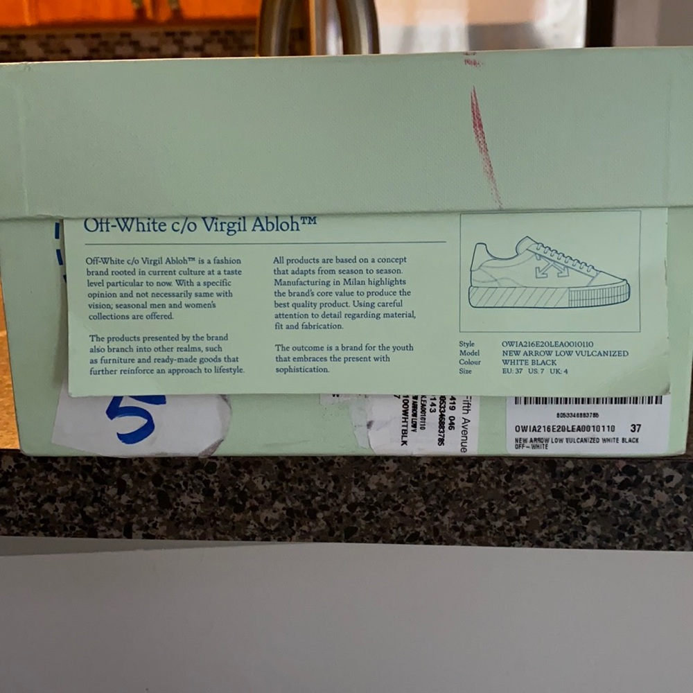 OFF-WHITE c/o VIRGIL ABLOH Women’s size 7